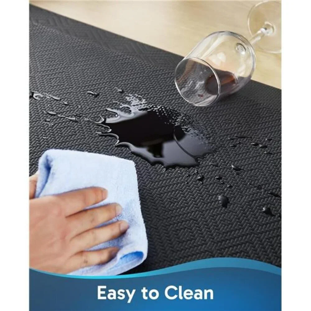 Ophanie Anti Fatigue Kitchen Mat 20x32 Thick Cushioned Waterproof Floor Rug
